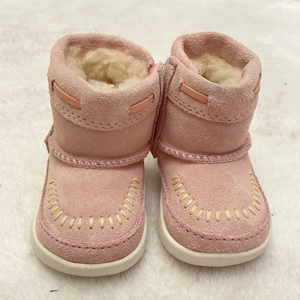 UGGs Cali Moc Campfire Baby Pink Bootie Toddlers Boots